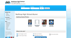 Desktop Screenshot of northrophighschool.org
